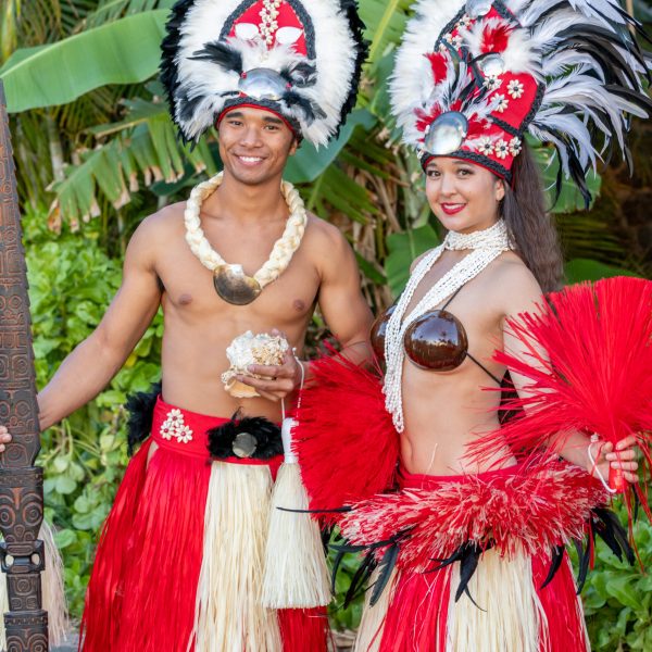 a group of people wearing costumes